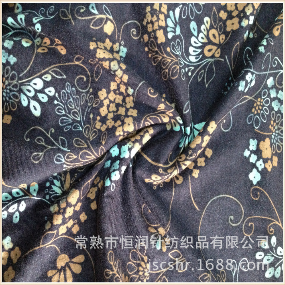 【印花汗布厂家直销】全涤汗布、CVC提花布 品质保证 欢迎选购